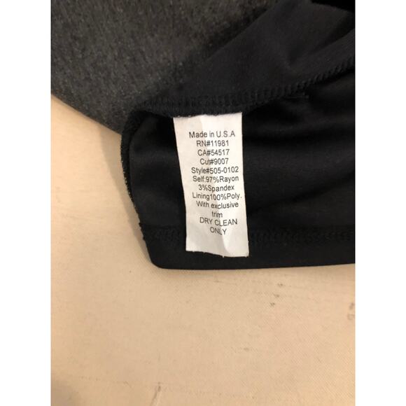 Bailey 44 Charcoal Grey Sleeveless L Shift Dress with a front knot detail Artsy - Picture 7 of 9